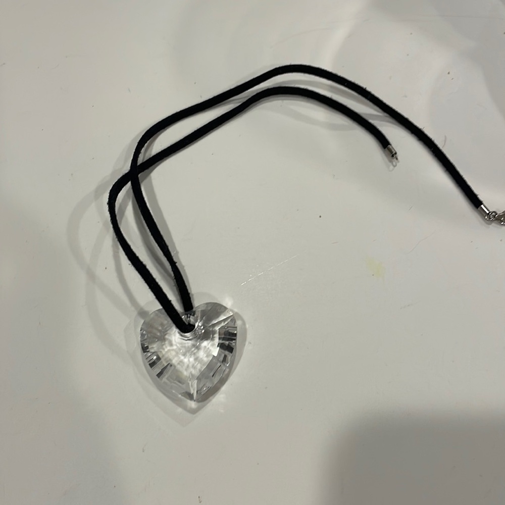 Swarovski crystal heart necklace